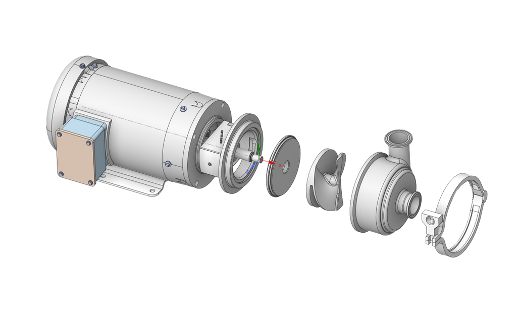 Bowpeller pump diagram illustration